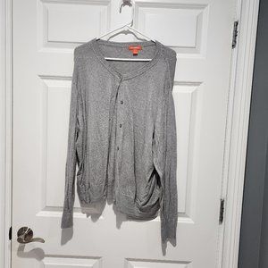 Never worn - Joe Fresh - gray cardigan - size 2x